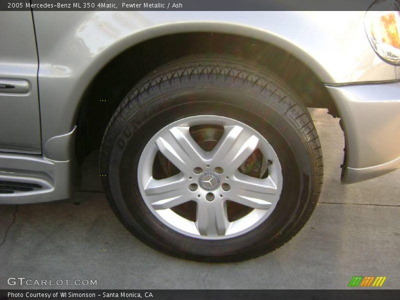 Pewter Metallic / Ash 2005 Mercedes-Benz ML 350 4Matic