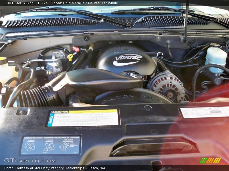 Topaz Gold Metallic / Neutral Tan/Shale 2001 GMC Yukon SLE 4x4