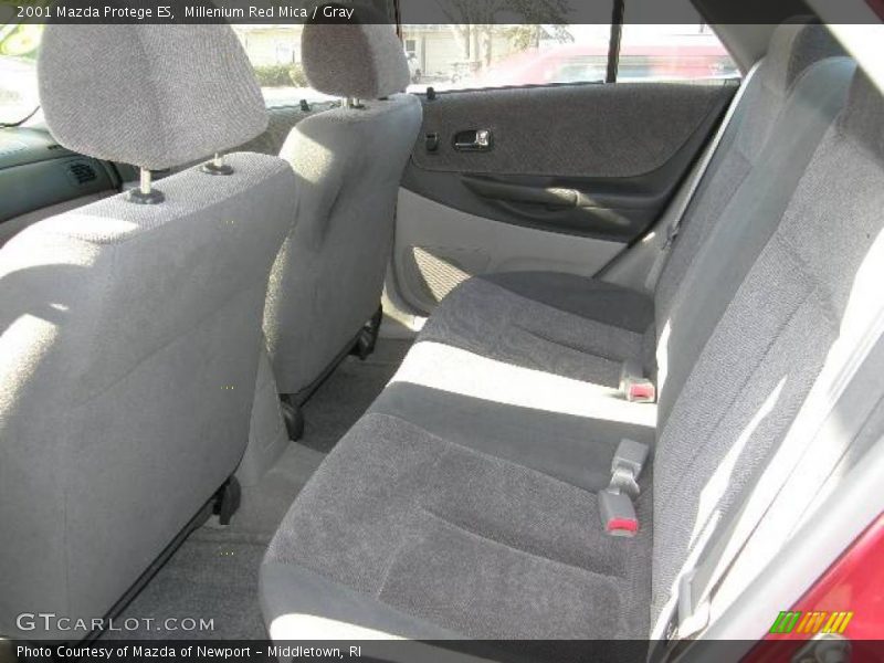 Millenium Red Mica / Gray 2001 Mazda Protege ES