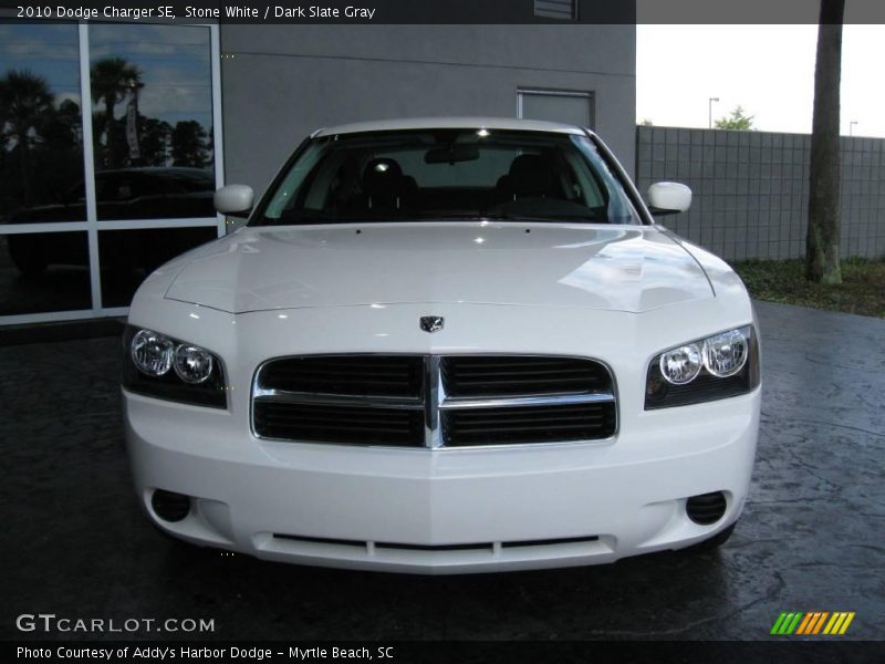 Stone White / Dark Slate Gray 2010 Dodge Charger SE