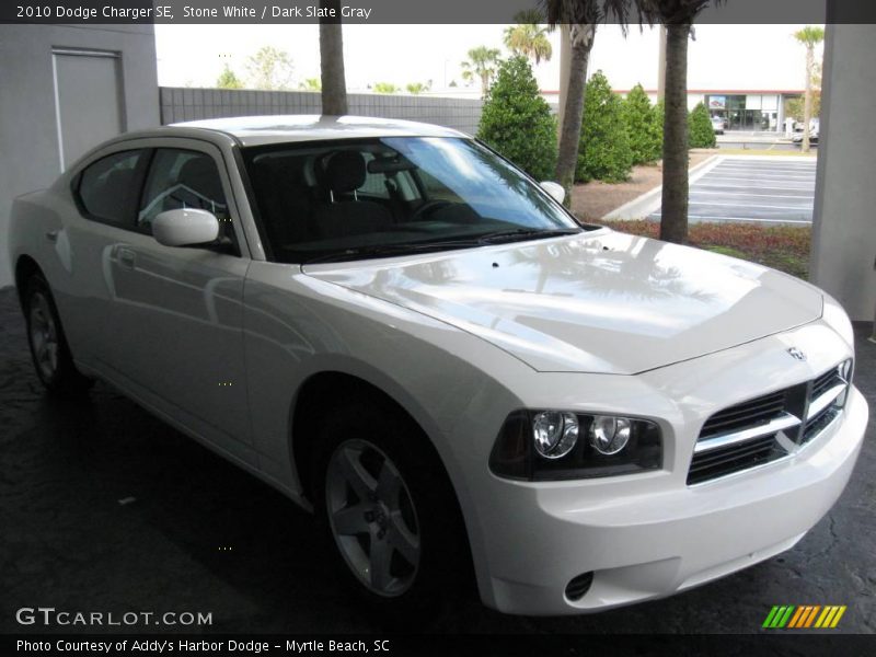 Stone White / Dark Slate Gray 2010 Dodge Charger SE