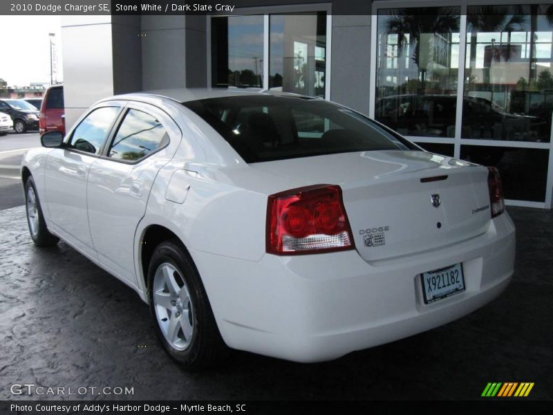 Stone White / Dark Slate Gray 2010 Dodge Charger SE