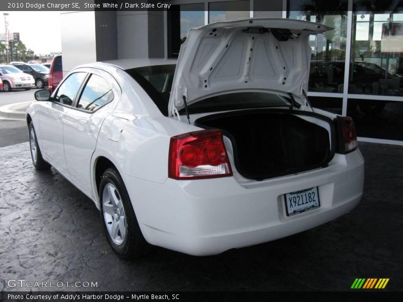Stone White / Dark Slate Gray 2010 Dodge Charger SE