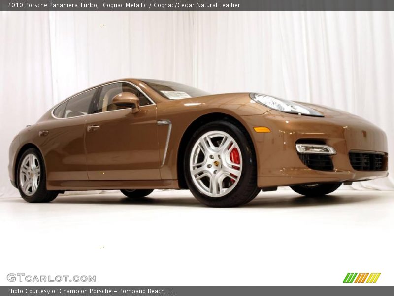 Cognac Metallic / Cognac/Cedar Natural Leather 2010 Porsche Panamera Turbo