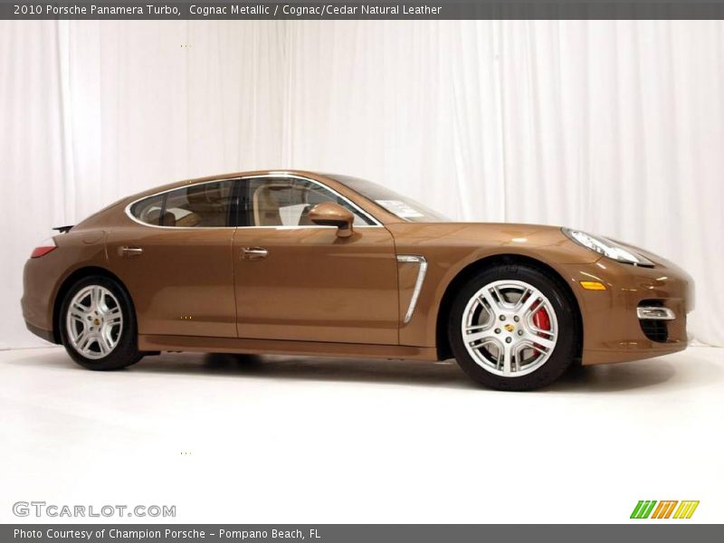 Cognac Metallic / Cognac/Cedar Natural Leather 2010 Porsche Panamera Turbo