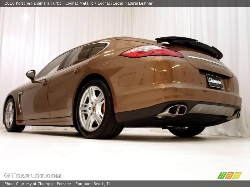 Cognac Metallic / Cognac/Cedar Natural Leather 2010 Porsche Panamera Turbo