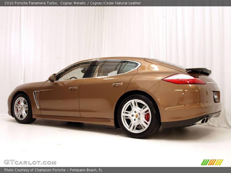 Cognac Metallic / Cognac/Cedar Natural Leather 2010 Porsche Panamera Turbo
