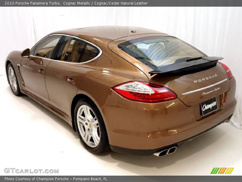 Cognac Metallic / Cognac/Cedar Natural Leather 2010 Porsche Panamera Turbo