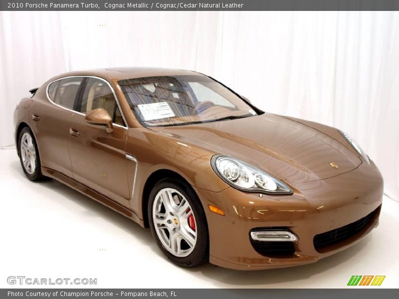 Cognac Metallic / Cognac/Cedar Natural Leather 2010 Porsche Panamera Turbo