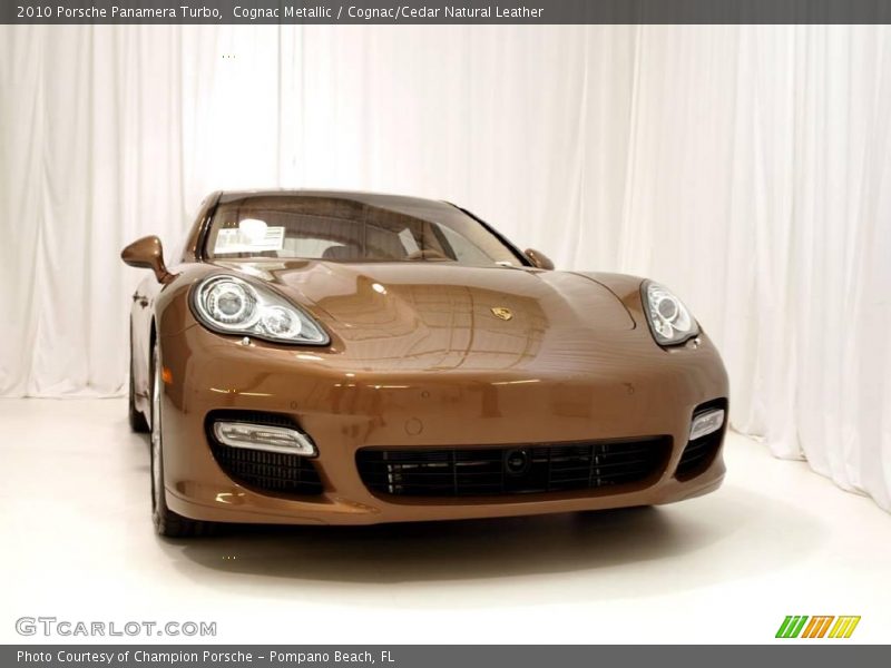 Cognac Metallic / Cognac/Cedar Natural Leather 2010 Porsche Panamera Turbo