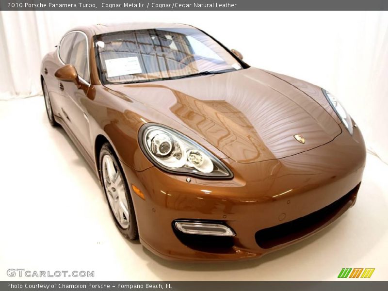 Cognac Metallic / Cognac/Cedar Natural Leather 2010 Porsche Panamera Turbo