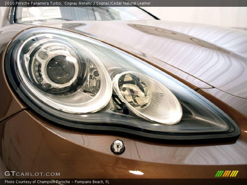 Cognac Metallic / Cognac/Cedar Natural Leather 2010 Porsche Panamera Turbo