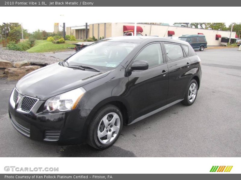 Jet Black Metallic / Ebony 2010 Pontiac Vibe 1.8L