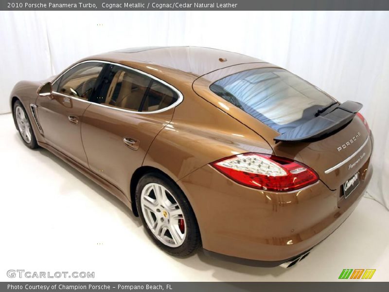 Cognac Metallic / Cognac/Cedar Natural Leather 2010 Porsche Panamera Turbo