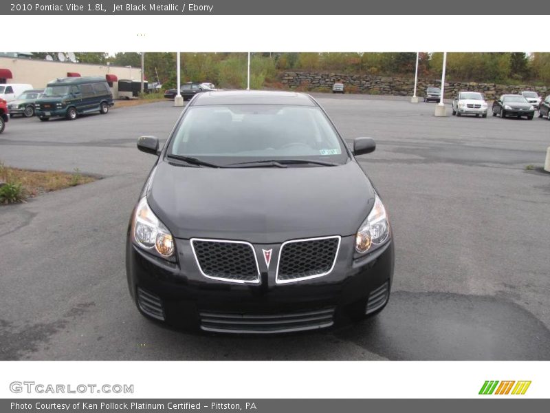 Jet Black Metallic / Ebony 2010 Pontiac Vibe 1.8L