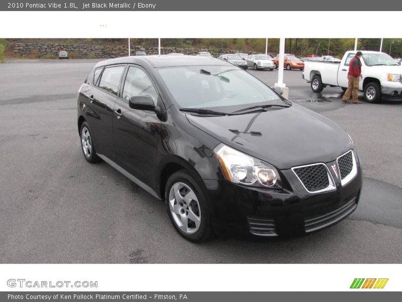 Jet Black Metallic / Ebony 2010 Pontiac Vibe 1.8L