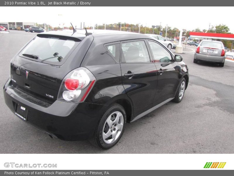 Jet Black Metallic / Ebony 2010 Pontiac Vibe 1.8L