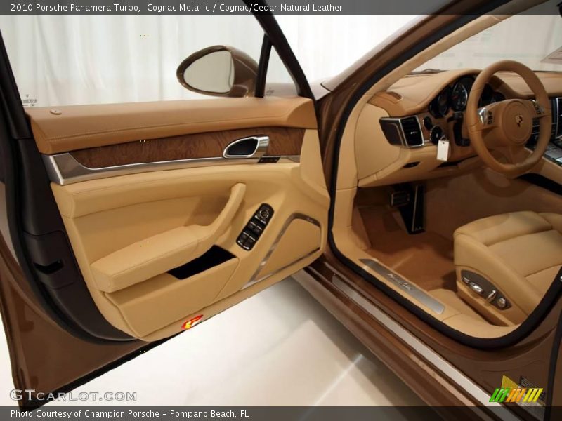 Cognac Metallic / Cognac/Cedar Natural Leather 2010 Porsche Panamera Turbo