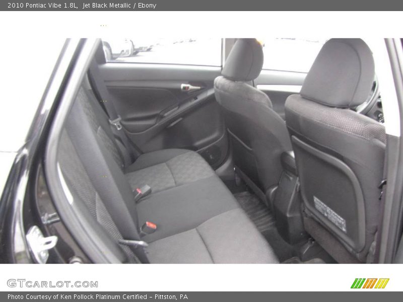 Jet Black Metallic / Ebony 2010 Pontiac Vibe 1.8L