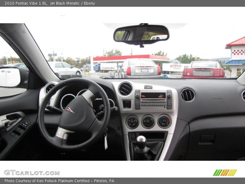 Jet Black Metallic / Ebony 2010 Pontiac Vibe 1.8L
