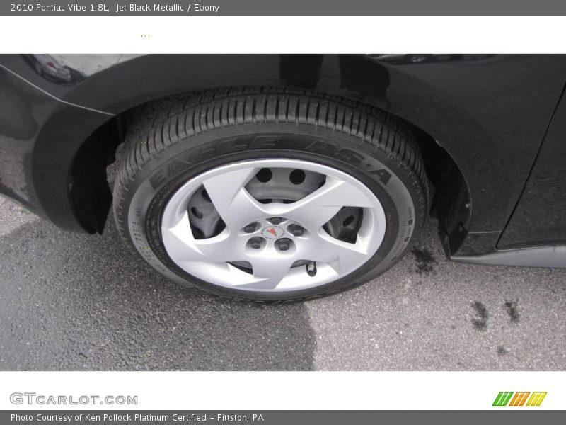 Jet Black Metallic / Ebony 2010 Pontiac Vibe 1.8L