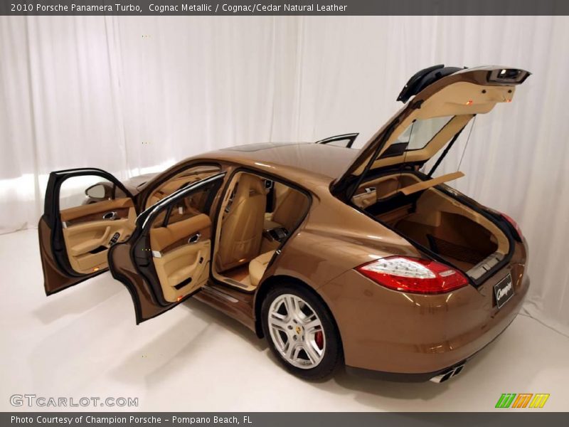 Cognac Metallic / Cognac/Cedar Natural Leather 2010 Porsche Panamera Turbo