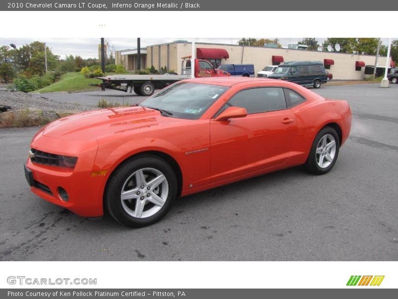 Inferno Orange Metallic / Black 2010 Chevrolet Camaro LT Coupe