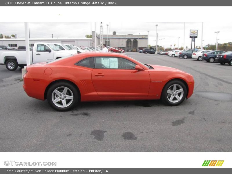 Inferno Orange Metallic / Black 2010 Chevrolet Camaro LT Coupe