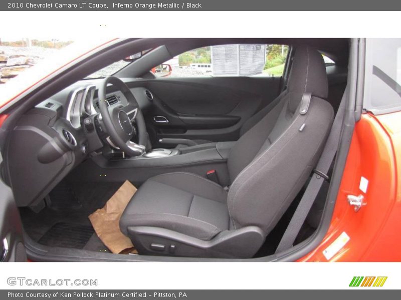 Inferno Orange Metallic / Black 2010 Chevrolet Camaro LT Coupe