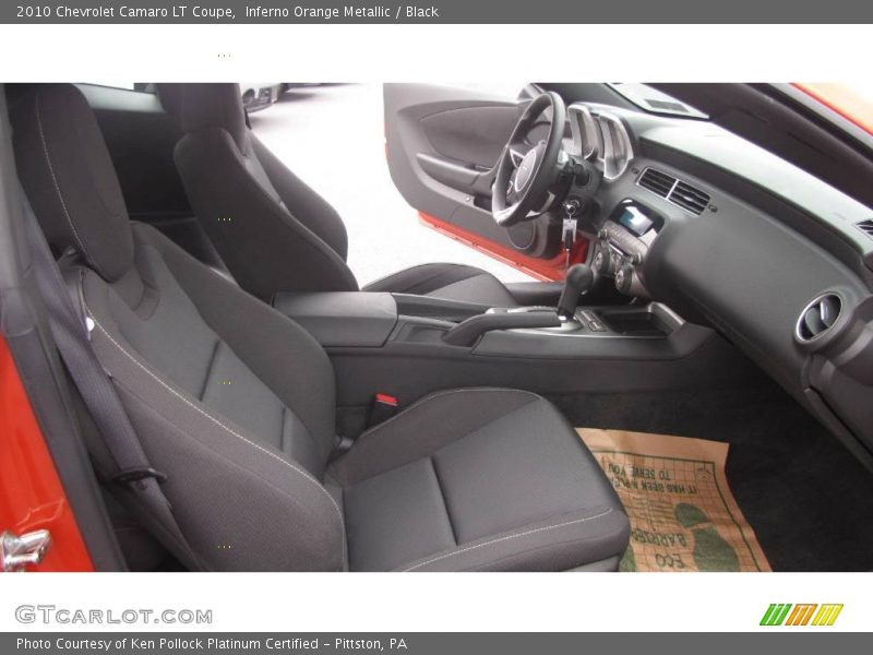 Inferno Orange Metallic / Black 2010 Chevrolet Camaro LT Coupe