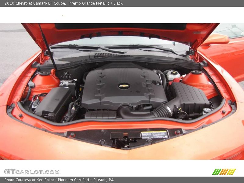 Inferno Orange Metallic / Black 2010 Chevrolet Camaro LT Coupe