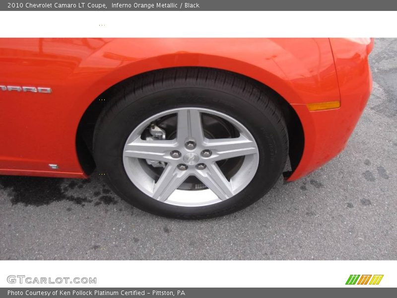 Inferno Orange Metallic / Black 2010 Chevrolet Camaro LT Coupe