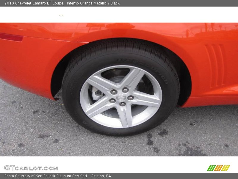Inferno Orange Metallic / Black 2010 Chevrolet Camaro LT Coupe