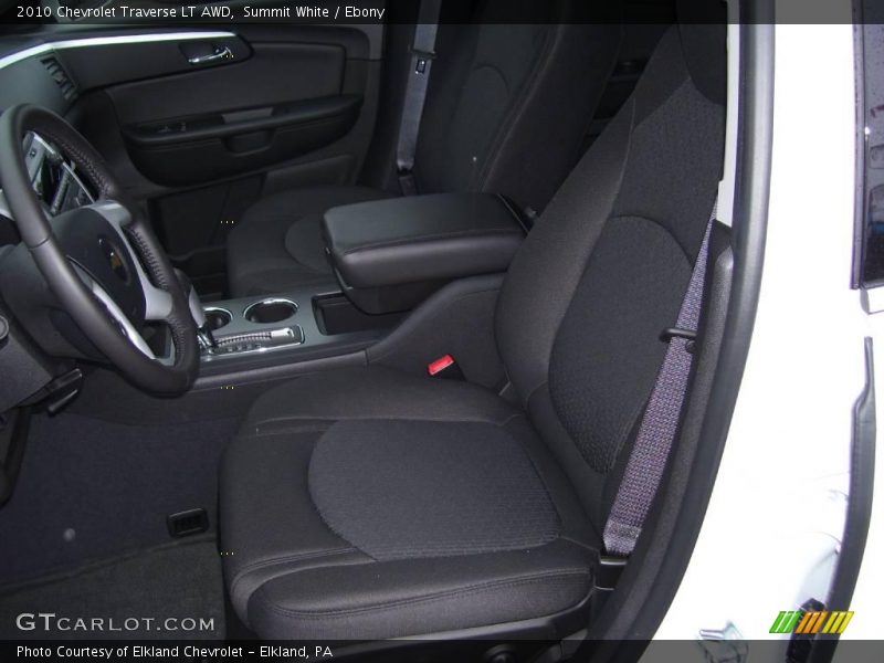 Summit White / Ebony 2010 Chevrolet Traverse LT AWD