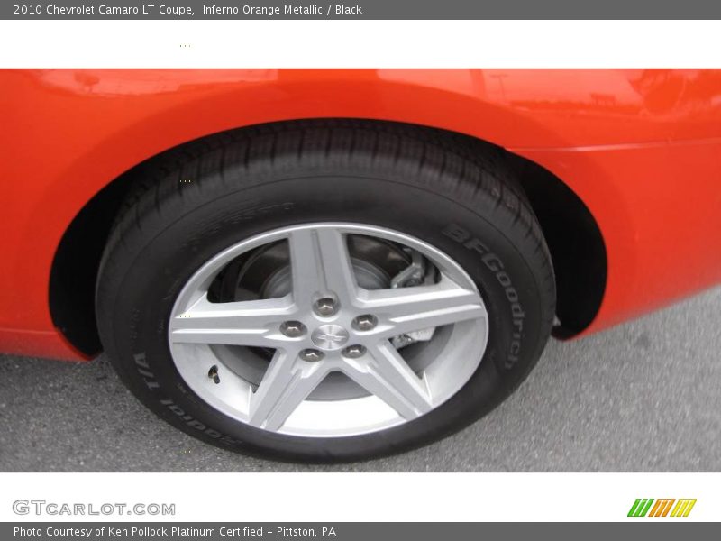 Inferno Orange Metallic / Black 2010 Chevrolet Camaro LT Coupe