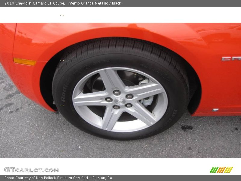 Inferno Orange Metallic / Black 2010 Chevrolet Camaro LT Coupe