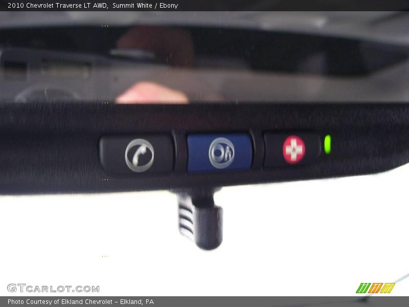 Summit White / Ebony 2010 Chevrolet Traverse LT AWD