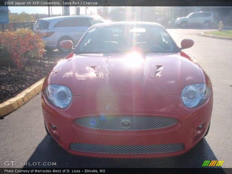 Salsa Red / Charcoal 2008 Jaguar XK XKR Convertible