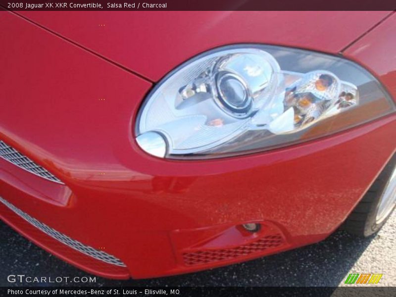 Salsa Red / Charcoal 2008 Jaguar XK XKR Convertible