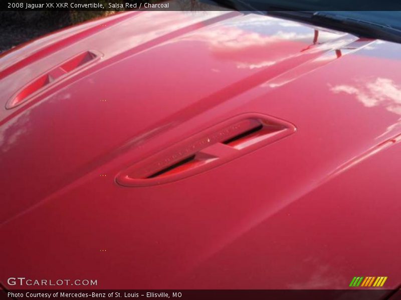 Salsa Red / Charcoal 2008 Jaguar XK XKR Convertible