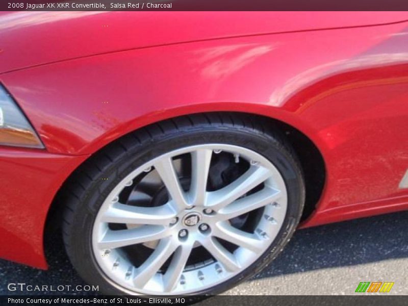 Salsa Red / Charcoal 2008 Jaguar XK XKR Convertible