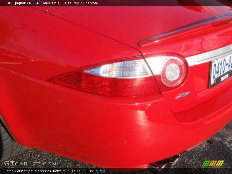 Salsa Red / Charcoal 2008 Jaguar XK XKR Convertible