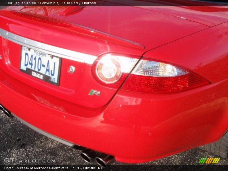 Salsa Red / Charcoal 2008 Jaguar XK XKR Convertible