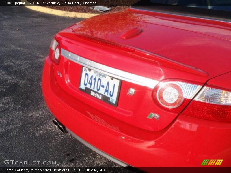 Salsa Red / Charcoal 2008 Jaguar XK XKR Convertible