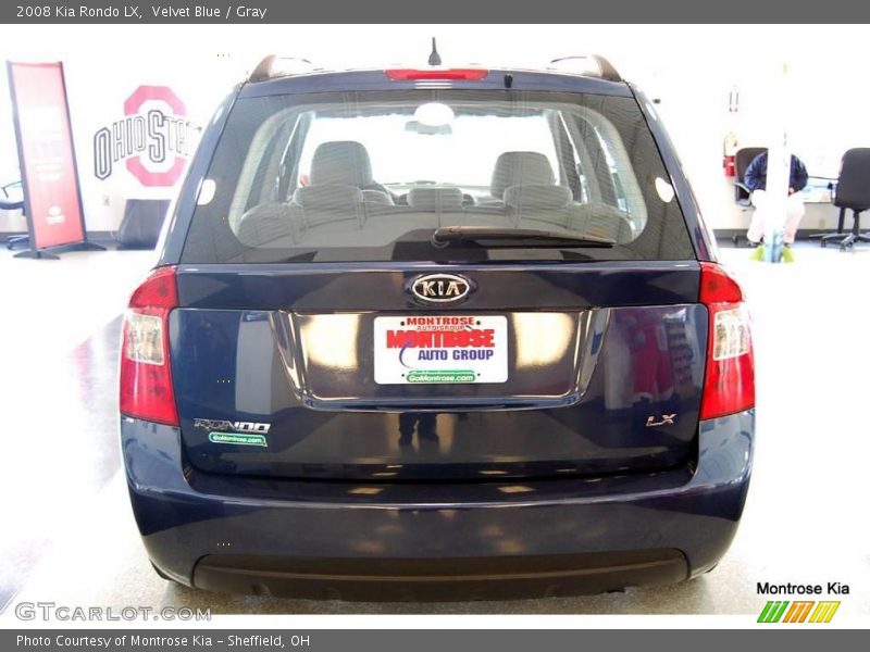 Velvet Blue / Gray 2008 Kia Rondo LX