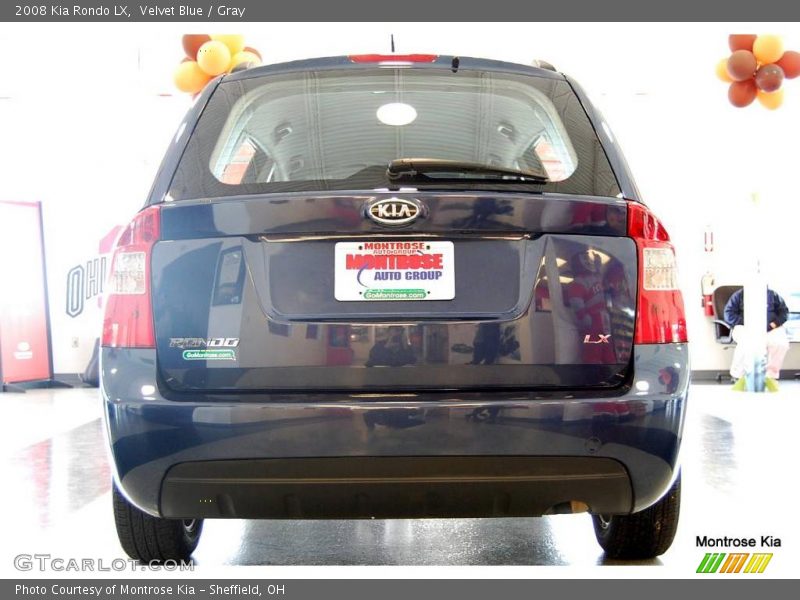 Velvet Blue / Gray 2008 Kia Rondo LX