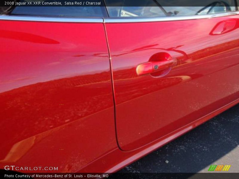 Salsa Red / Charcoal 2008 Jaguar XK XKR Convertible