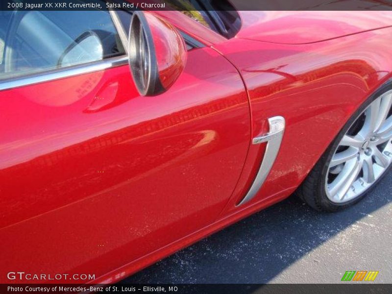 Salsa Red / Charcoal 2008 Jaguar XK XKR Convertible