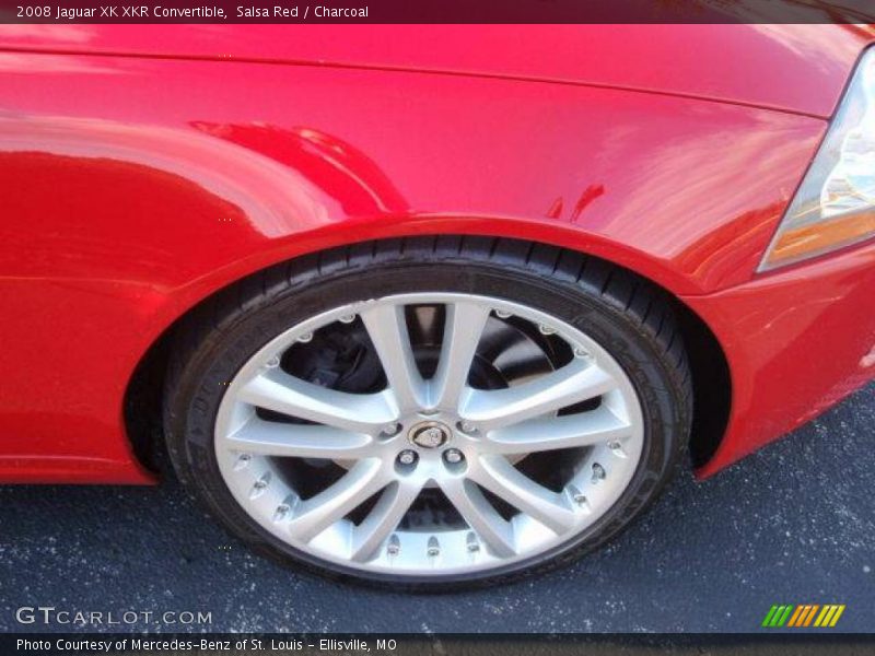Salsa Red / Charcoal 2008 Jaguar XK XKR Convertible