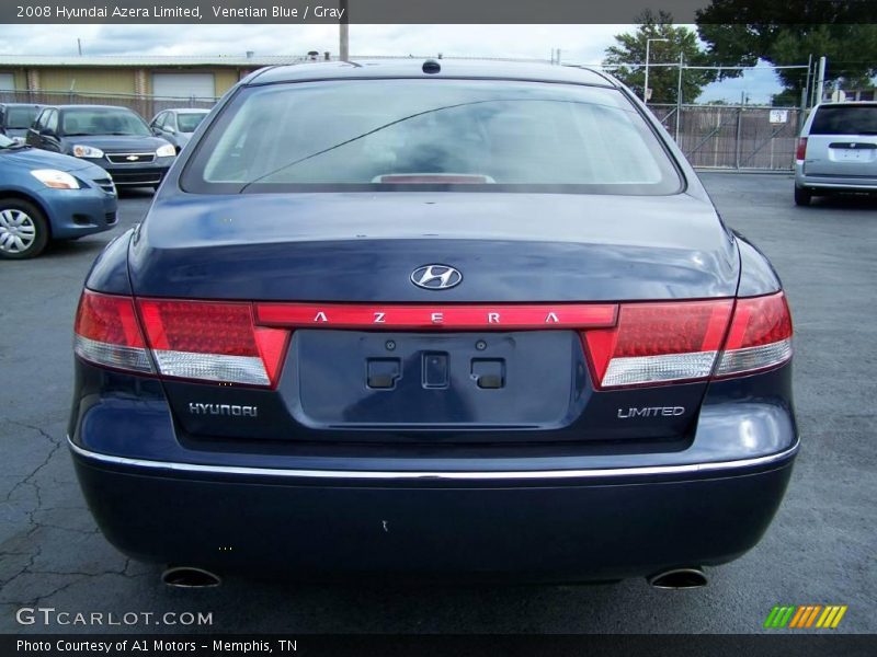 Venetian Blue / Gray 2008 Hyundai Azera Limited